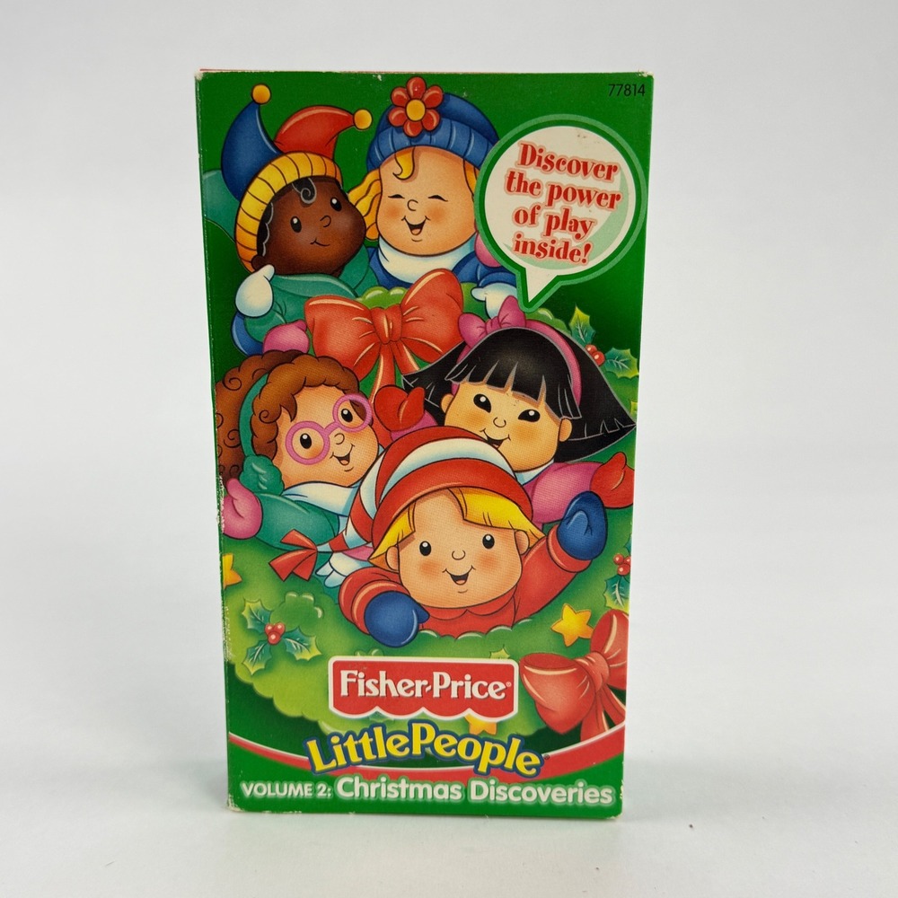 Fisher-Price Little People Volume 2 Christmas Discoveries VHS 2000 Claymation